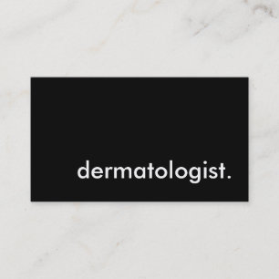 Tarjeta De Visita dermatólogo.