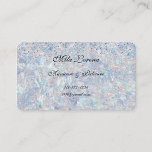 TARJETA DE VISITA DERRAME Y BRILLO CON NUESTRO TEMA OPAL