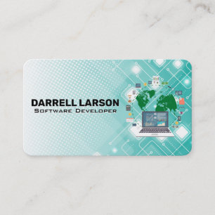 Tarjeta De Visita Desarrollador de software   Centro de datos   Tecn
