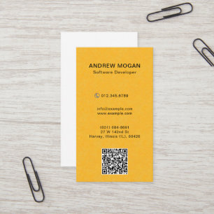 Tarjeta De Visita Desarrollador de software de personalizable H Must