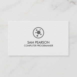 Tarjeta De Visita Desarrollador de software programador de computado