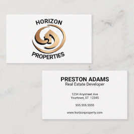 Tarjeta De Visita Desarrolladores de propiedades inmobiliarias