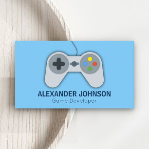 Tarjeta De Visita Desarrolladores de Videojuegos Modernos, Diseñador