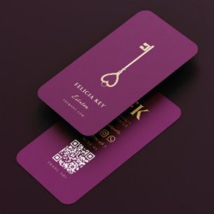 Tarjeta De Visita Desbloquear tu hogar de sueño: código QR del agent