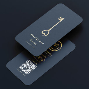 Tarjeta De Visita Desbloquear tu hogar de sueño: código QR del agent