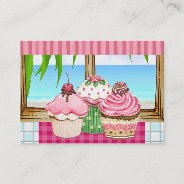 Tarjeta De Visita Desde la cocina de la playa - SRF (Anverso)