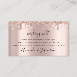Tarjeta De Visita Desear Bien Para El Boda Doy Idea Rosa Drin Lux