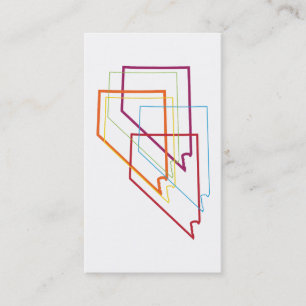 Tarjeta De Visita desenfoque del orgullo de nevada