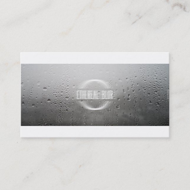 Tarjeta De Visita desenfoque etéreo (Anverso)