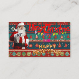 Tarjeta De Visita Deseos festivos personalizados