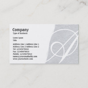 Tarjeta De Visita Desgarrar - Textura de papel gris claro