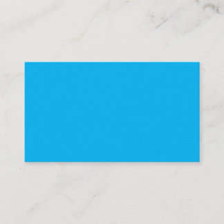 Tarjeta De Visita Design Your Own Solid Sky Blue