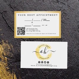 Tarjeta De Visita Designación del logotipo de la Moda de intercambio