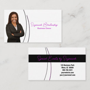 Tarjeta De Visita Deslizador rosa profesional de Purpurina falso QR