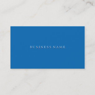 Tarjeta De Visita Deslumbrante Blue Elegant
