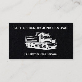 Tarjeta De Visita Desmontaje de la chatarra del remolque de volcado