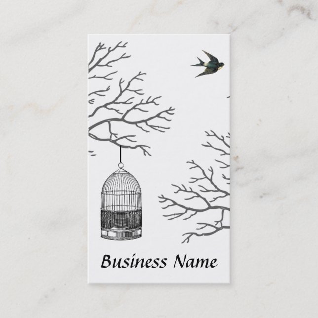 Tarjeta de visita desnuda del trago de la rama del (Anverso)