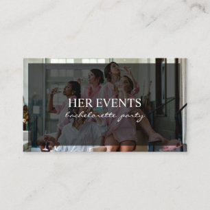 Tarjeta De Visita Despedida de soltera Celebración de la fiesta nupc