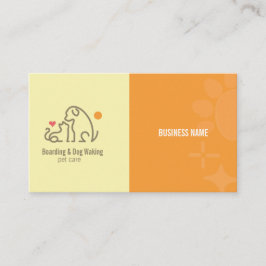 Tarjeta De Visita Desperdicios de perro, Mascota de embarque