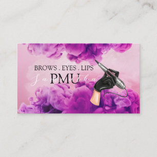 Tarjeta De Visita Después del cuidado de cejas PMU Microblading Henn
