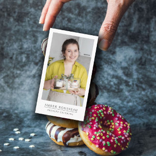 Tarjeta De Visita Dessert Caterer Baker
