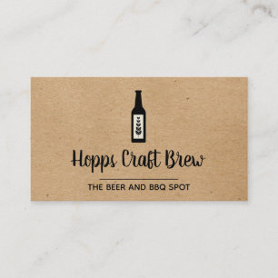 Tarjeta De Visita Destilería de cerveza  Tienda de bebidas alcohólic