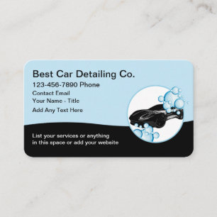 Tarjeta De Visita Detallado automotriz más cool personalizado