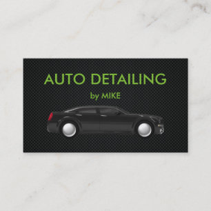 Tarjeta De Visita Detallado Automotriz Potente