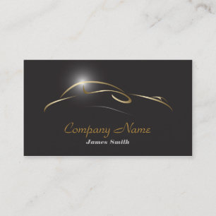 Tarjeta De Visita Detalle de Auto Estilizado  Pintura de Auto  UE