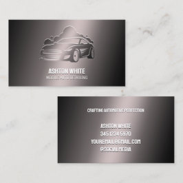 Tarjeta De Visita Detalle del coche móvil