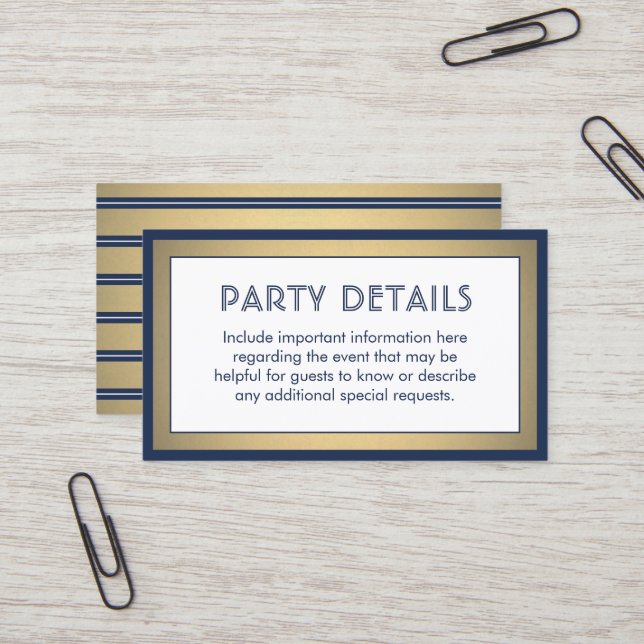 Tarjeta De Visita Detalles del paquete 100 Paquete Navy Blue, White  (Anverso/Reverso In Situ)