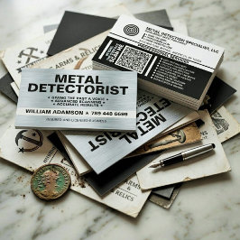 TARJETA DE VISITA (DETECCIÓN DE METALES PRO, DETECTORISTA) DETECCIÓN