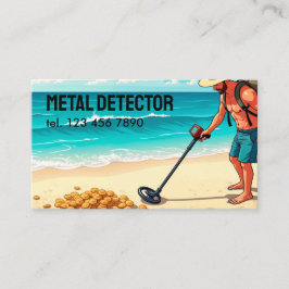 Tarjeta De Visita Detección metalizado de QR