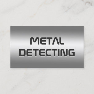 Tarjeta De Visita Detector de Metales
