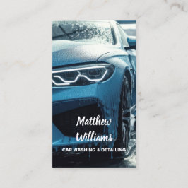 Tarjeta De Visita Detención automática de lavado de coches