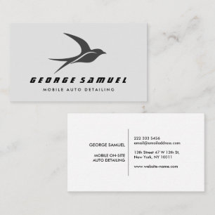 Tarjeta De Visita Detención automática Logotipo de la tienda de re