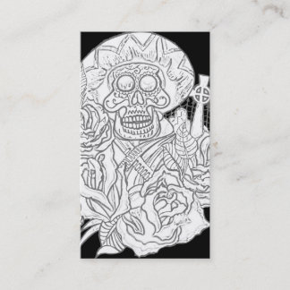 Tarjeta De Visita dia de los muertos