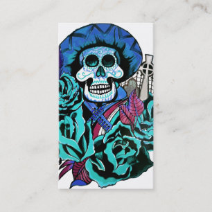 Tarjeta De Visita dia de los muertos