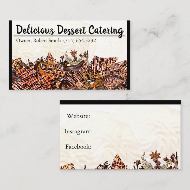 TARJETA DE VISITA ¡DÍA DE SOL DULCE! :) (Anverso / Reverso)