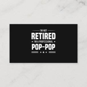 Tarjeta De Visita Día del padre Im A Professional Pop