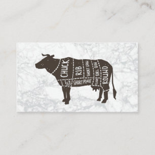 Tarjeta De Visita Diagrama de carne