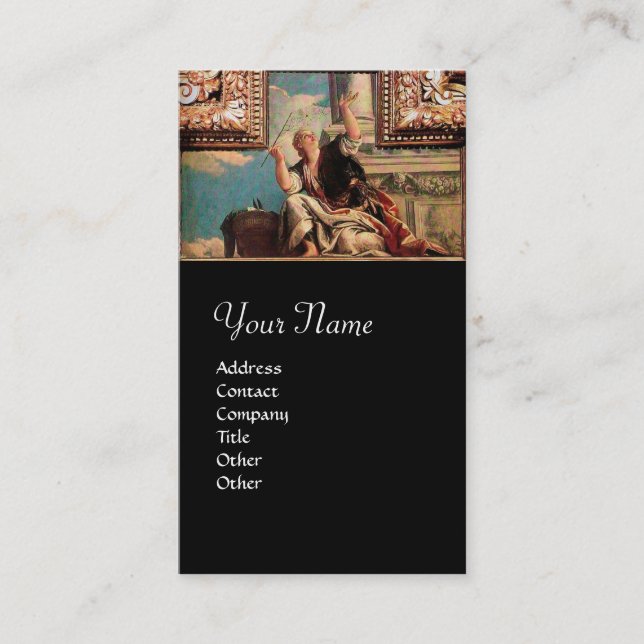 Tarjeta De Visita Dialéctica, marrón, negro (Anverso)