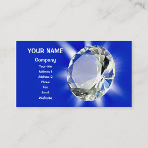 Tarjeta De Visita Diamante chispeante