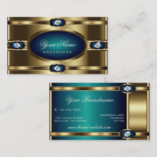 Tarjeta De Visita Diamantes de imitación de imitación de gradiente V