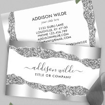 Diamantes de Purpurina de Plata Glam Profesional