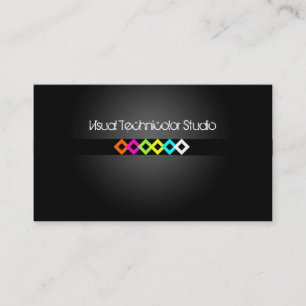 Tarjeta De Visita Diamantes fluorescentes de Guay/estilo