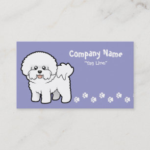 Tarjeta De Visita Dibujo animado Bichon Frise