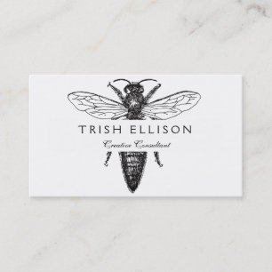 Tarjeta De Visita Dibujo clásico del Ilustracion Queen Bee