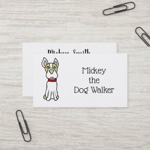 Tarjeta De Visita Dibujo de Boston Terrier