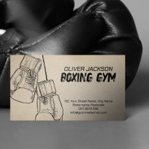 Dibujo de guantes de entrenador de boxeo